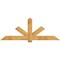 Ekena Millwork Kennewick Rough Sawn Timber Gable Bracket, Western Red Cedar, 84"W x 31"H x 4"D x 6"F, 9/12 Pitch GBW084X31X0406KEN00RWR - alternate 1